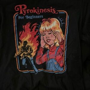 Bella Canvas Black Tee with Red and Blue Graphic